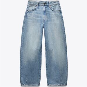 Zara Light Barrel baggy Jeans